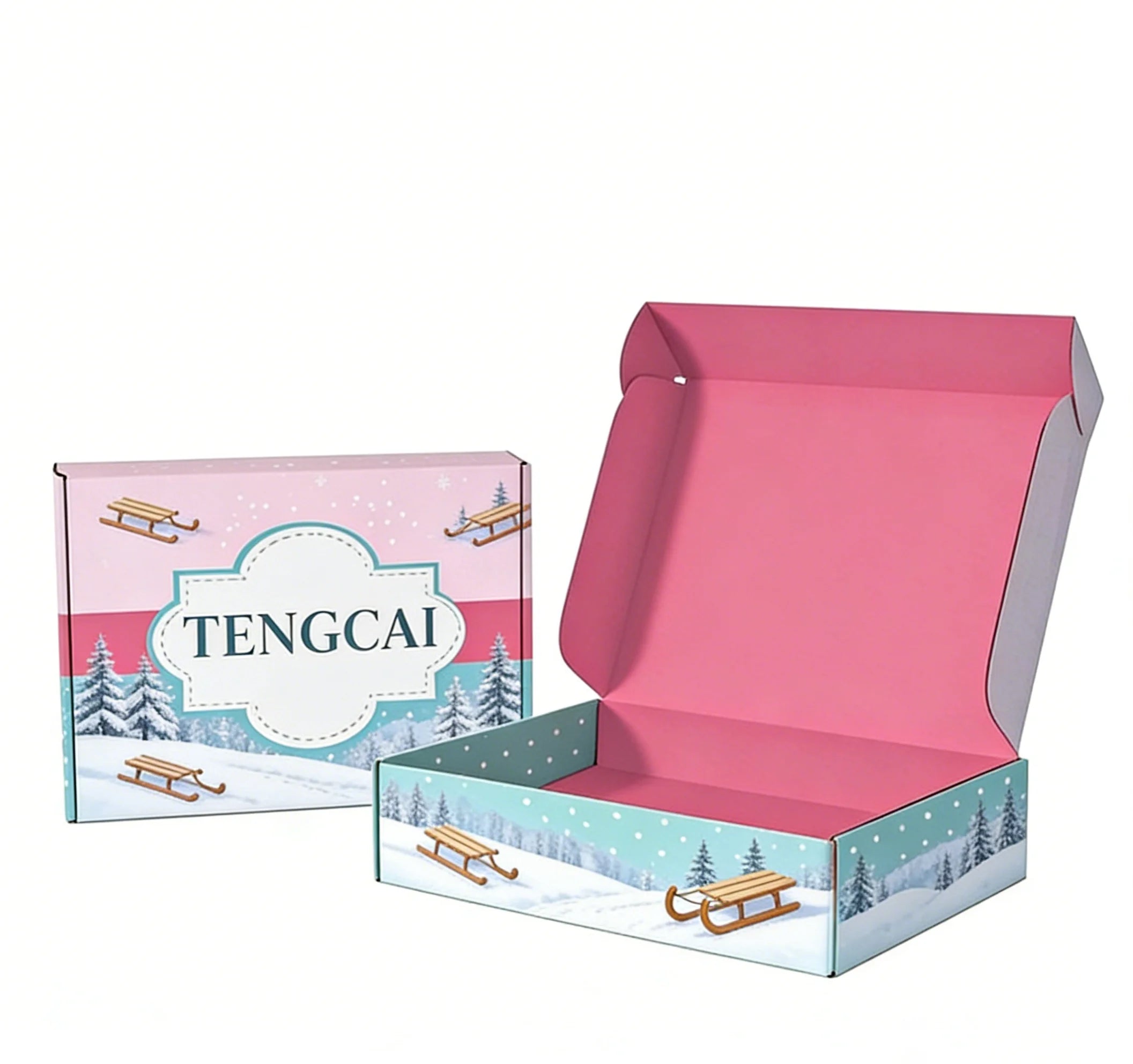 Custom Gift Packaging Boxes Eco-Friendly Corrugated Folding Custom Gift Packaging Boxes Eco-Friendly Corrugated Folding