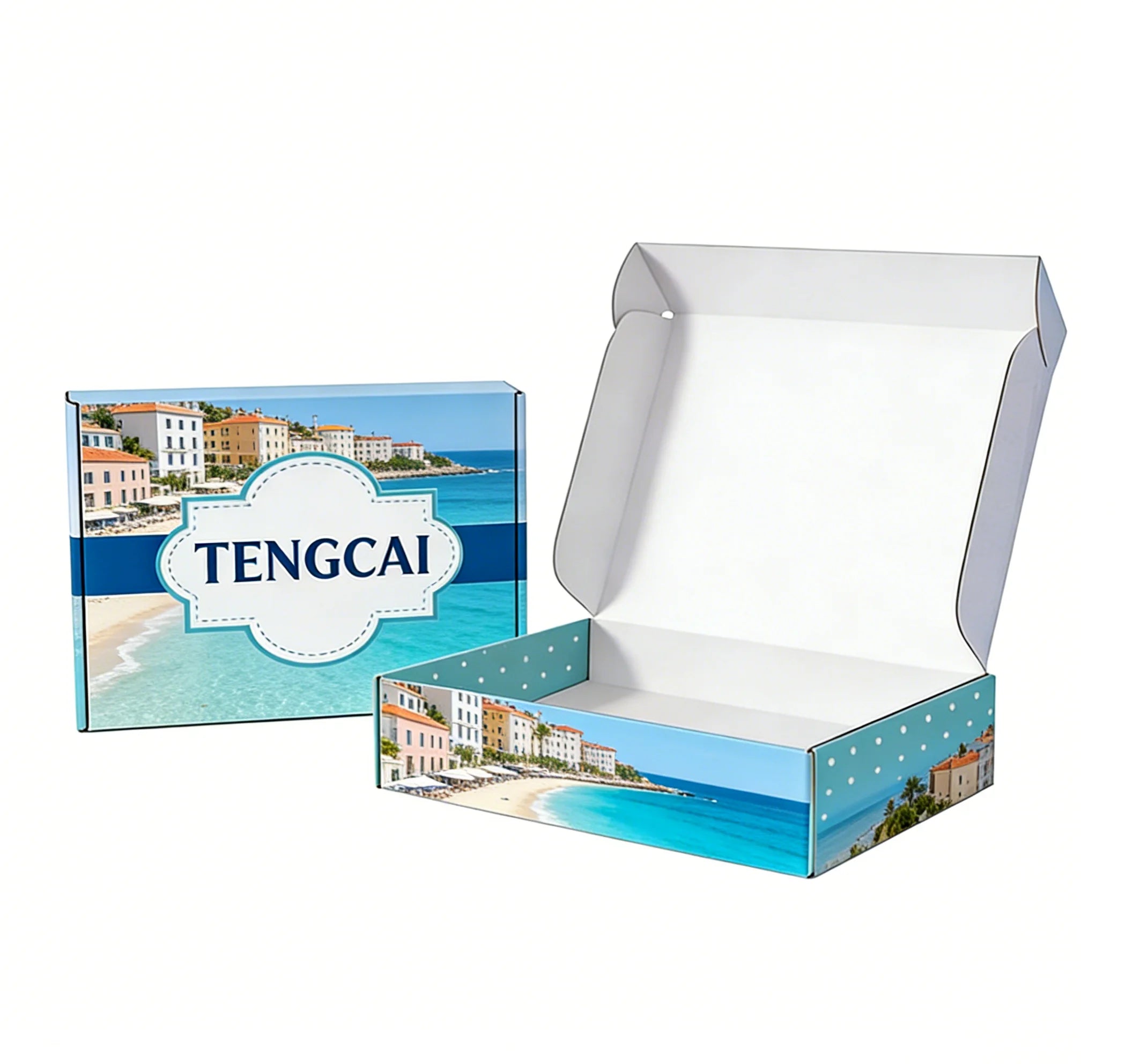 Custom Logo Printed Eco-Friendly Corrugated Mailer Box Custom Logo Printed Eco-Friendly Corrugated Mailer Box