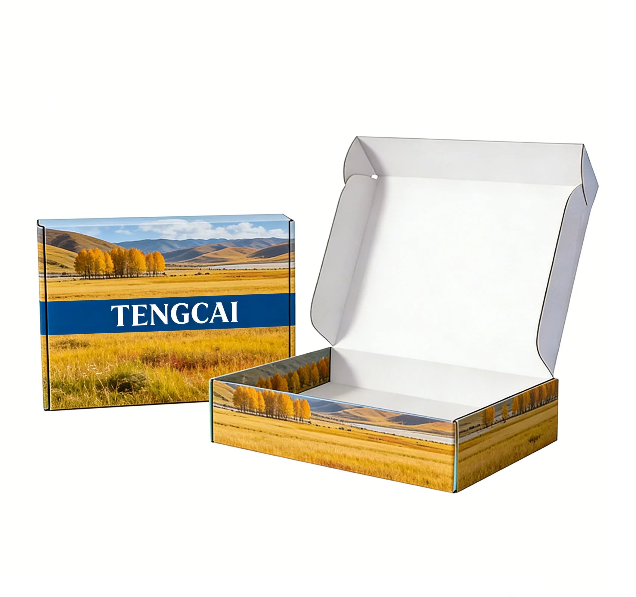 Custom Logo Printed Eco-Friendly Corrugated Mailer Box Custom Logo Printed Eco-Friendly Corrugated Mailer Box