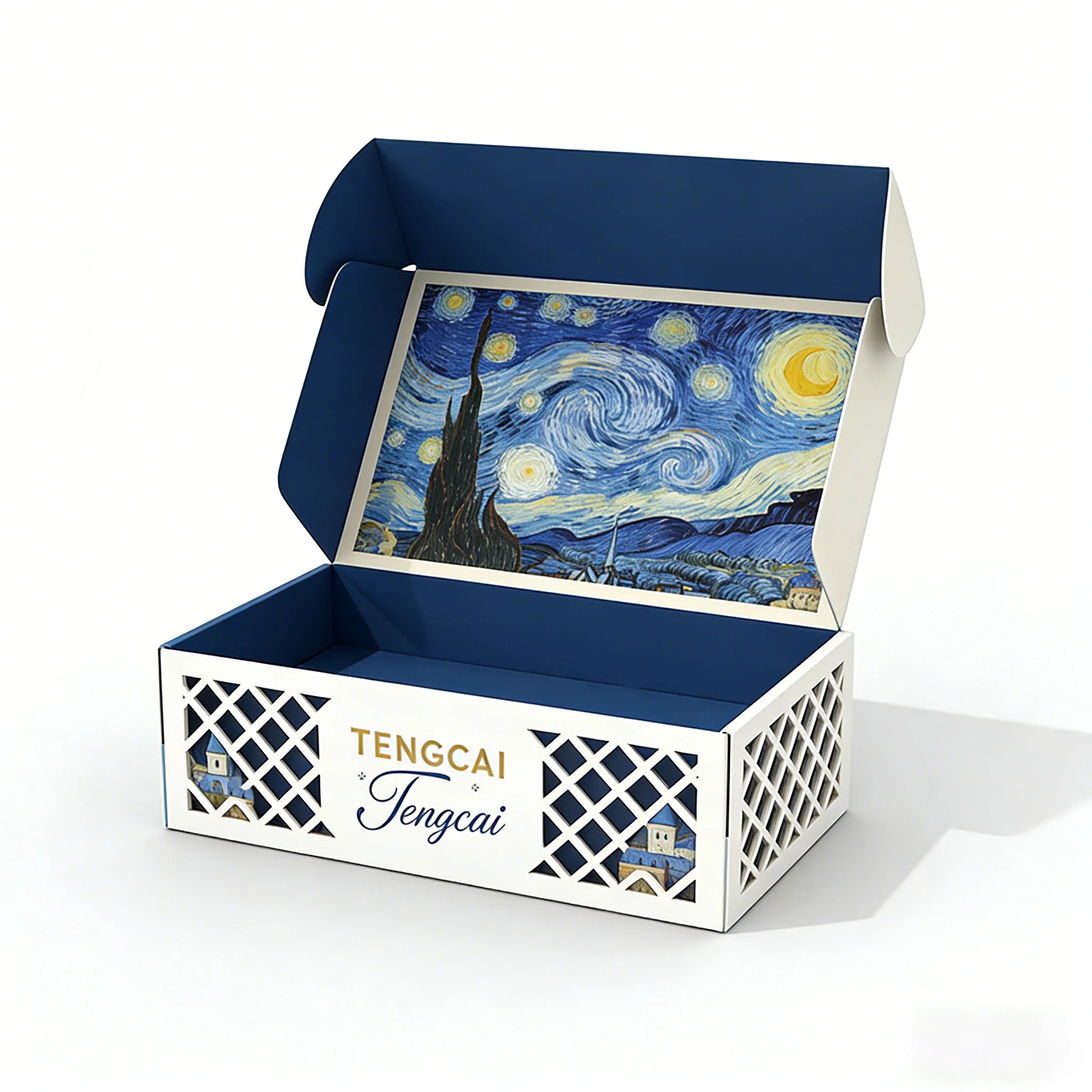 Custom Logo Shipping Box Made of Recycled Corrugated Custom Logo Shipping Box Made of Recycled Corrugated