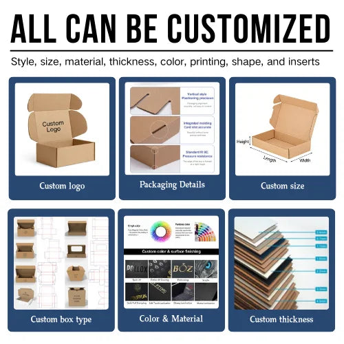 Custom Logo Shipping Box Made of Recycled Corrugated Custom Logo Shipping Box Made of Recycled Corrugated