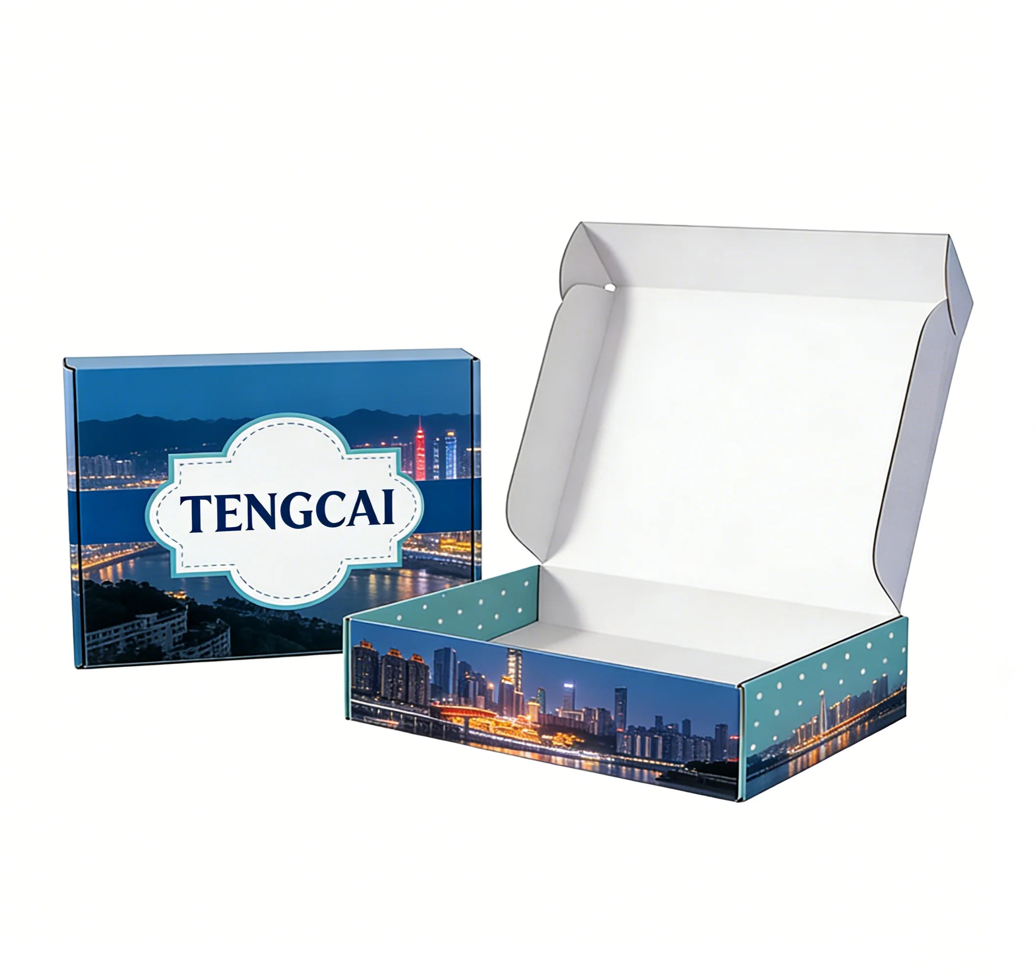 Eco-Friendly Corrugated Folding Mailer Boxes Custom Gift Eco-Friendly Corrugated Folding Mailer Boxes Custom Gift