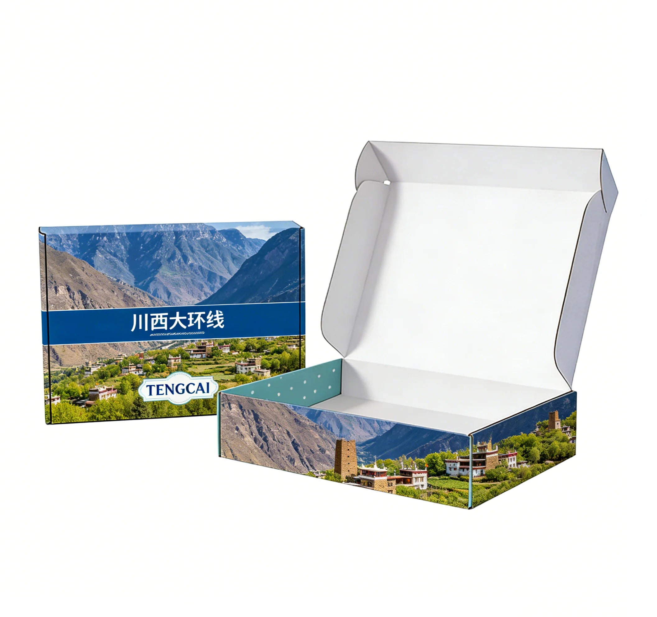 Eco-Friendly Corrugated Folding Mailer Boxes Custom Gift Eco-Friendly Corrugated Folding Mailer Boxes Custom Gift