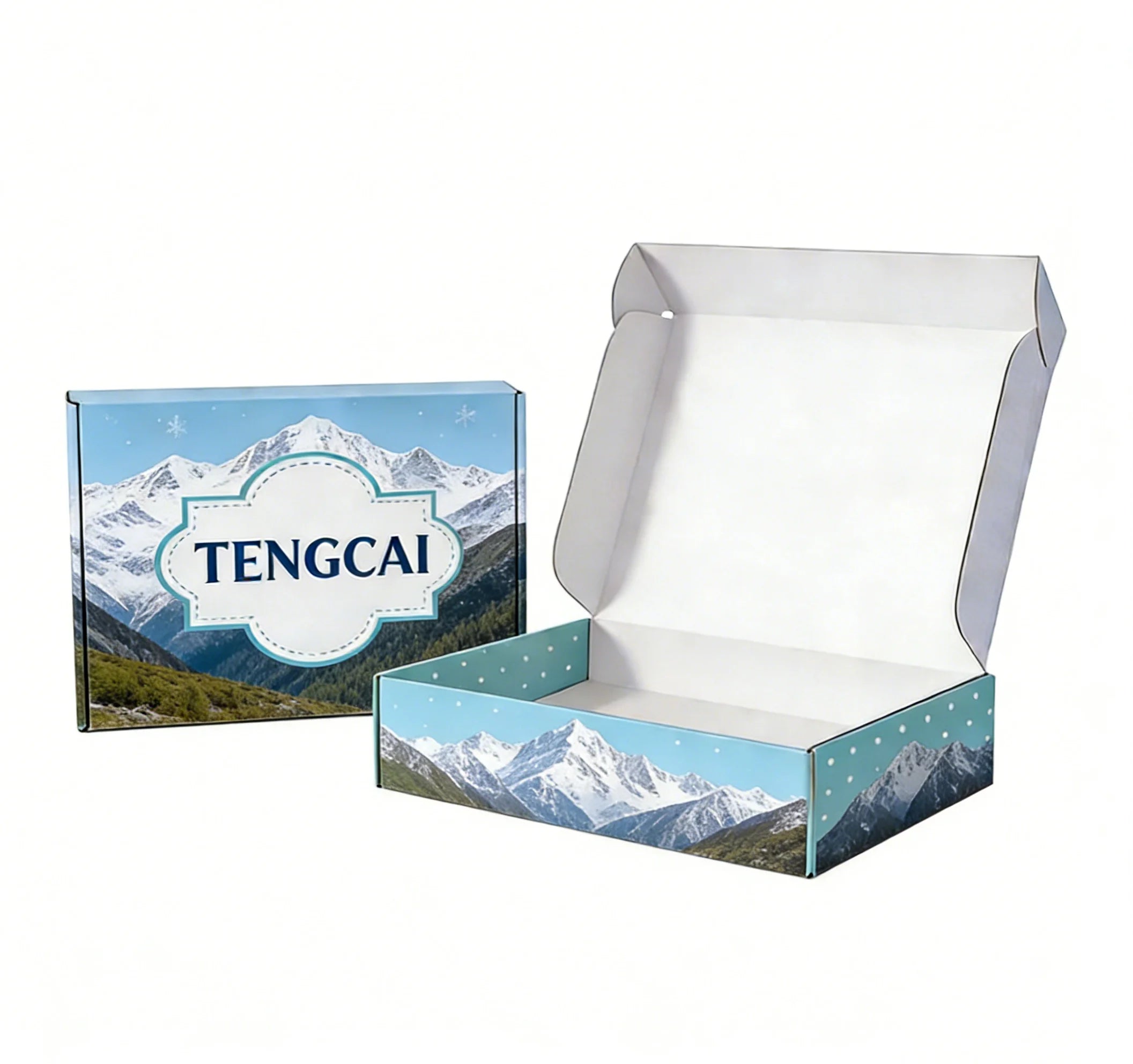 Eco-Friendly Corrugated Gift Boxes Custom Folding Mailer Eco-Friendly Corrugated Gift Boxes Custom Folding Mailer