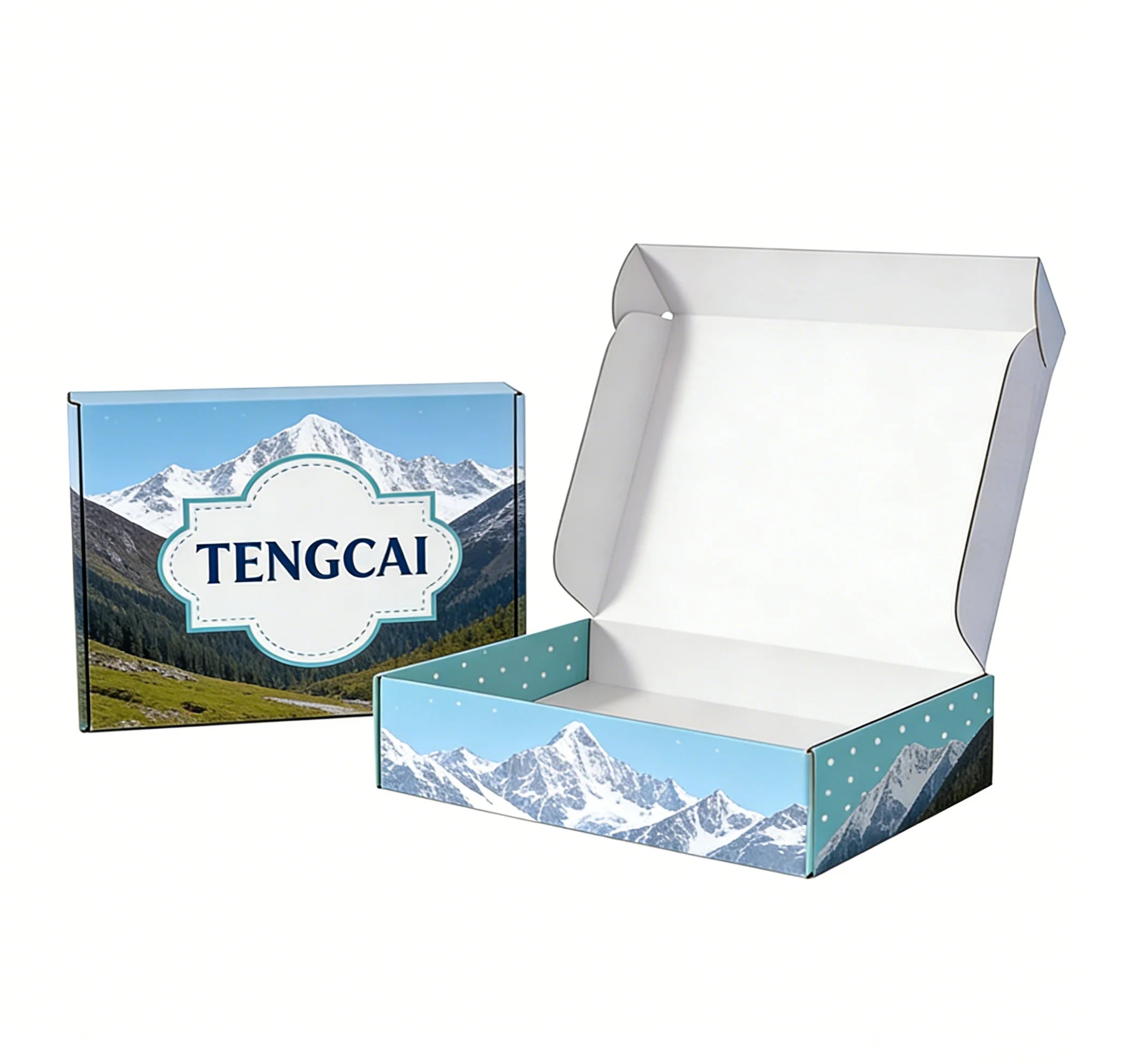 Eco-Friendly Corrugated Gift Boxes Custom Folding Mailer Eco-Friendly Corrugated Gift Boxes Custom Folding Mailer