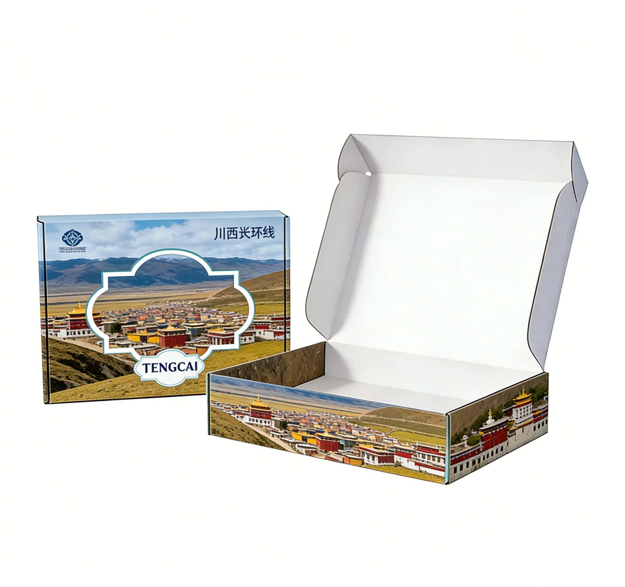 Eco-Friendly Corrugated Gift Boxes Custom Folding Mailer Eco-Friendly Corrugated Gift Boxes Custom Folding Mailer