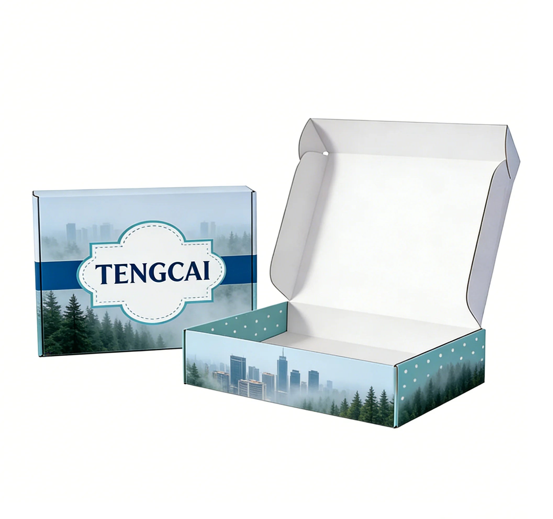 Eco-Friendly Custom Corrugated Folding Mailer Gift Packaging Eco-Friendly Custom Corrugated Folding Mailer Gift Packaging