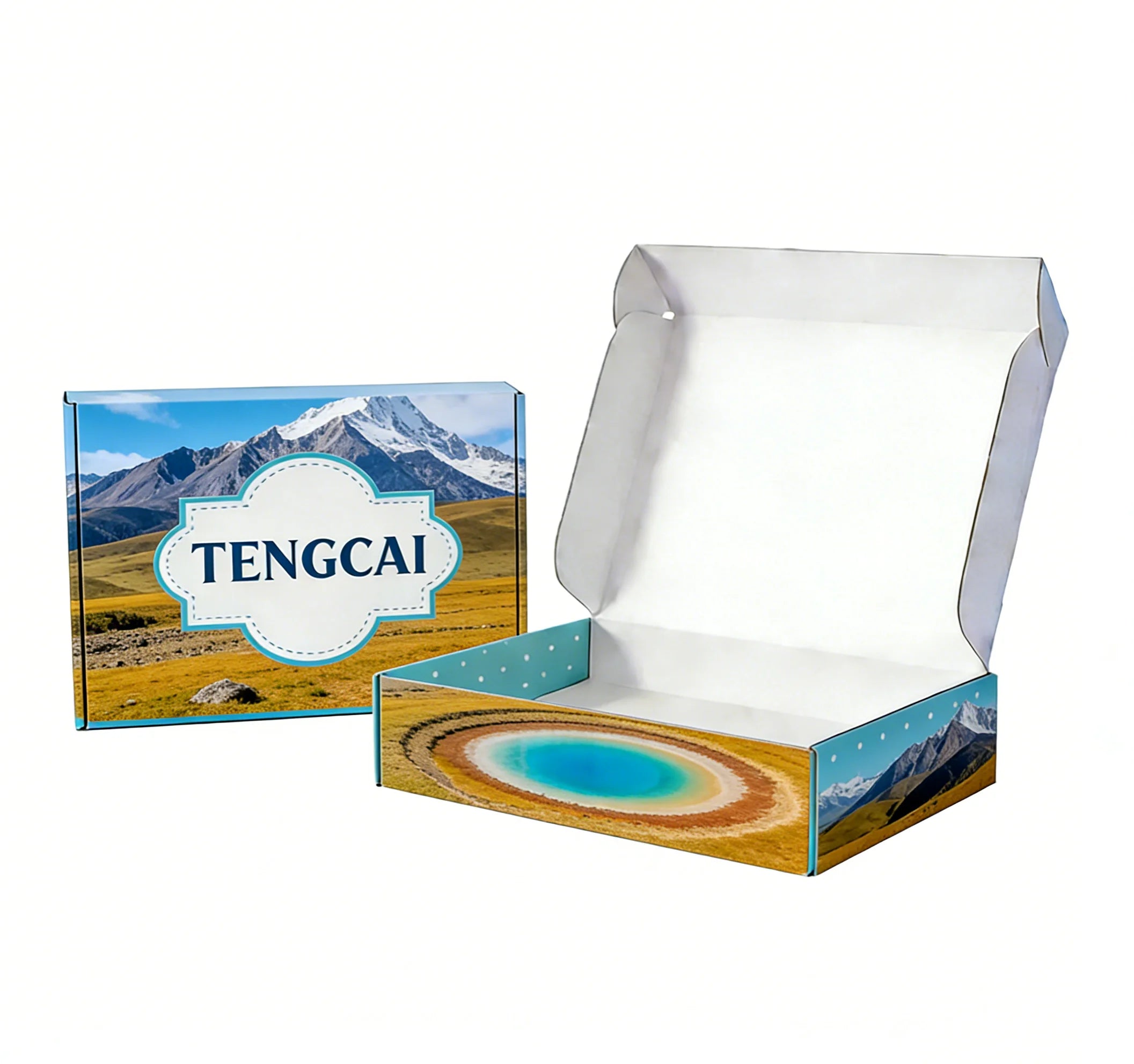 Eco-Friendly Custom Corrugated Folding Mailer Gift Packaging Eco-Friendly Custom Corrugated Folding Mailer Gift Packaging