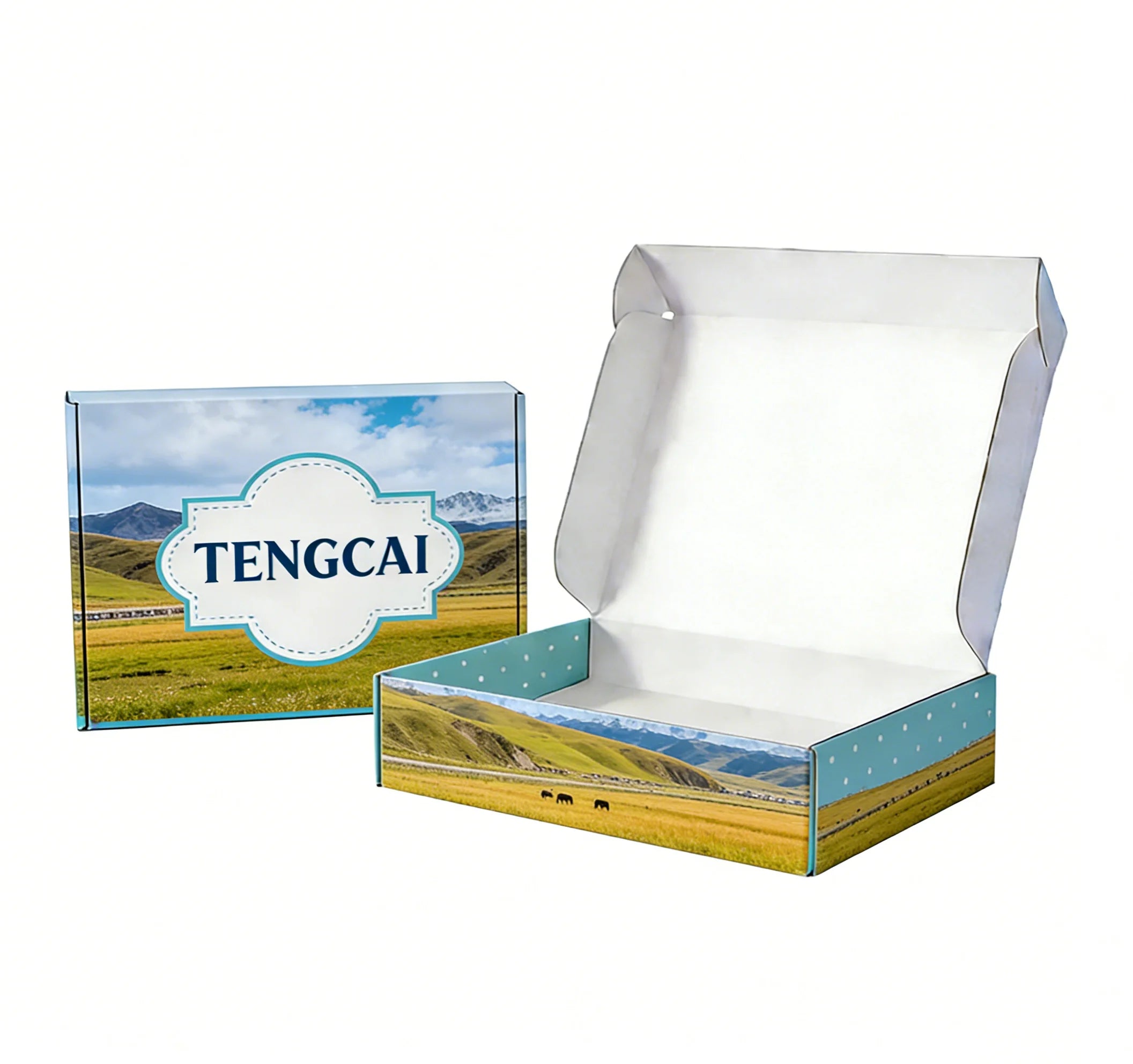 Eco-Friendly Folding Gift Packaging Custom Corrugated Mailer Eco-Friendly Folding Gift Packaging Custom Corrugated Mailer