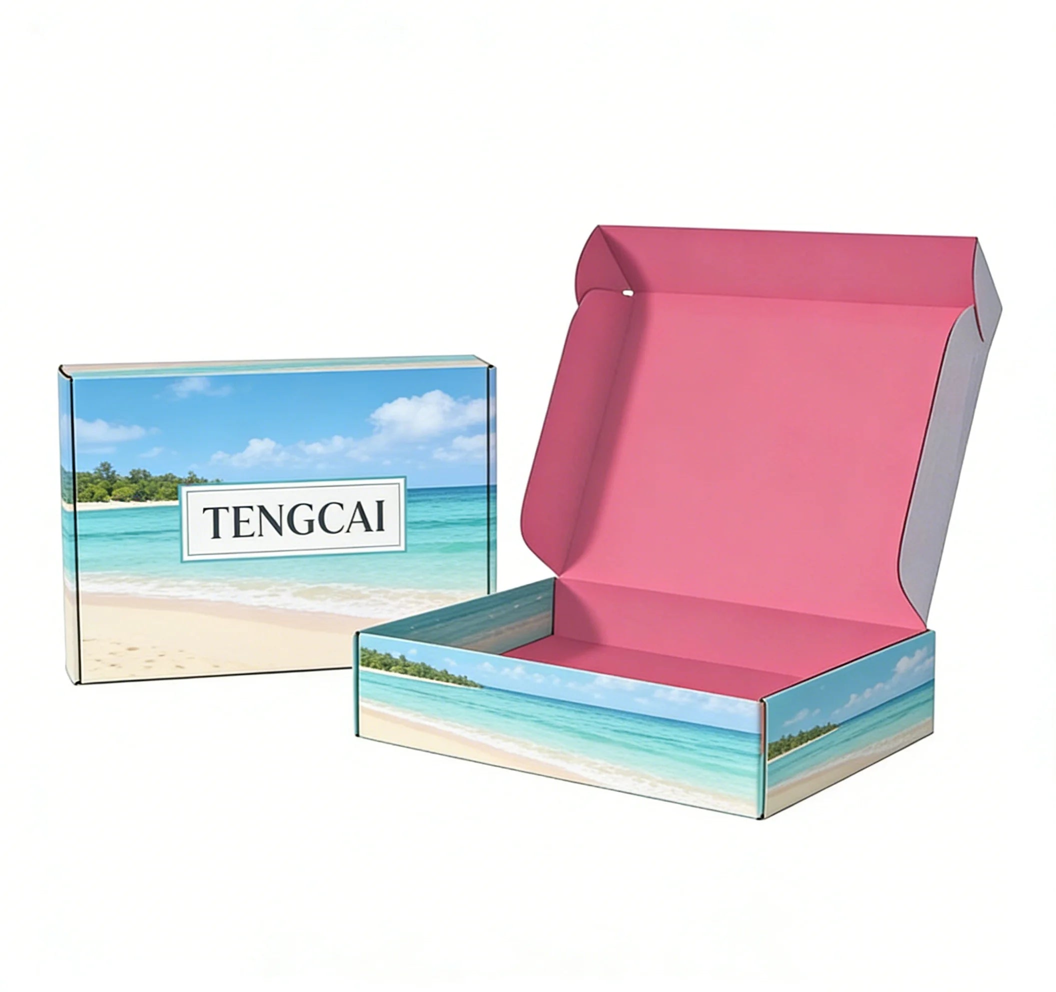 Eco-Friendly Gift Mailer Boxes Custom Corrugated Folding Eco-Friendly Gift Mailer Boxes Custom Corrugated Folding