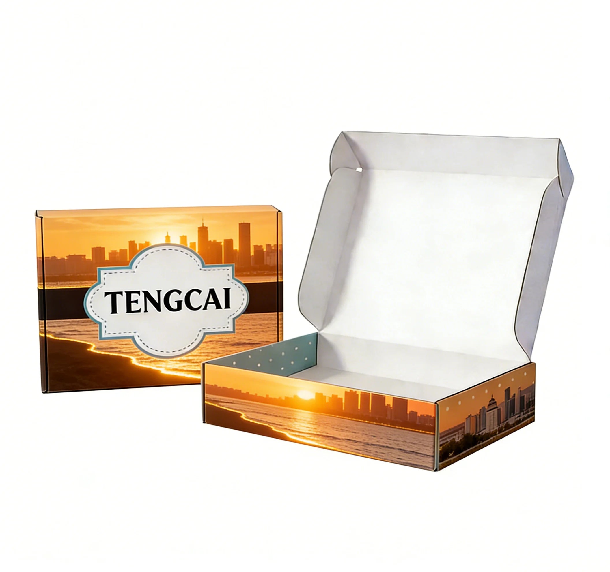 Eco-Friendly Gift Packaging Custom Corrugated Folding Mailer Eco-Friendly Gift Packaging Custom Corrugated Folding Mailer