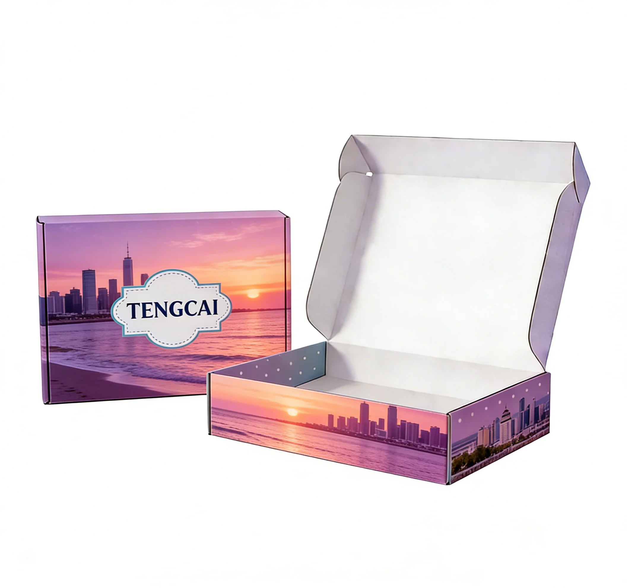 Eco-Friendly Gift Packaging Custom Corrugated Folding Mailer Eco-Friendly Gift Packaging Custom Corrugated Folding Mailer