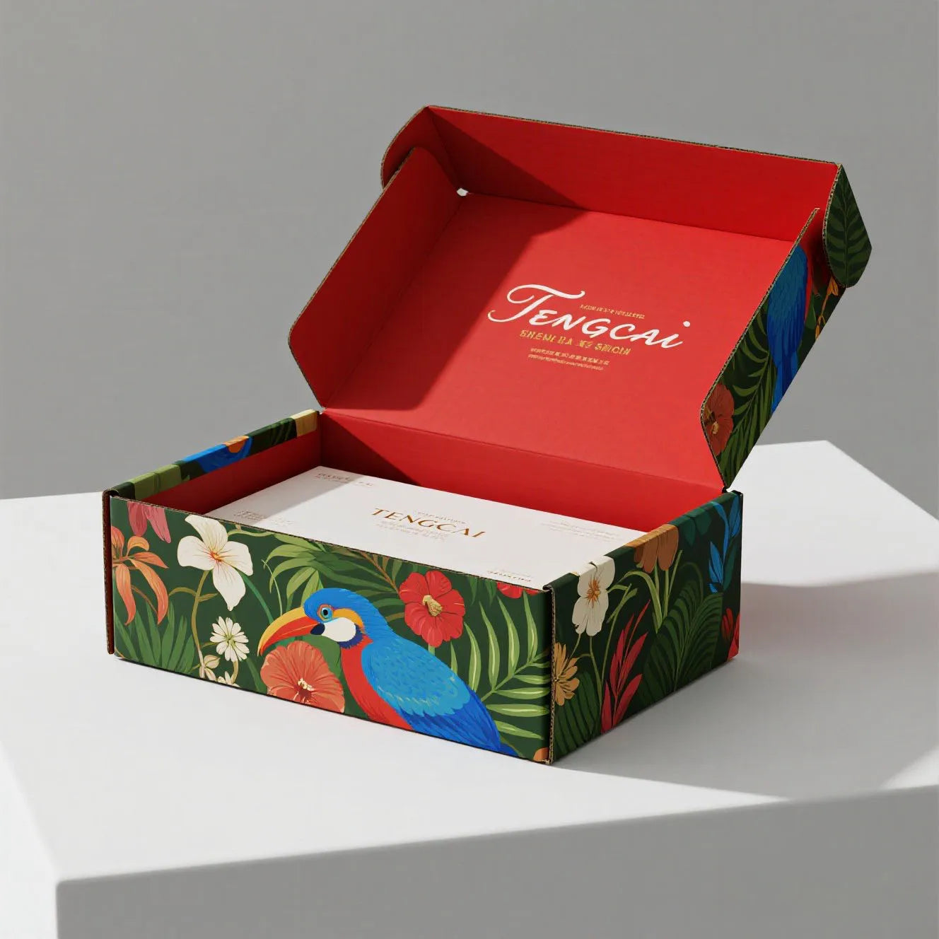 Factory Customized logo Corrugated Paper Packaging, Foldable