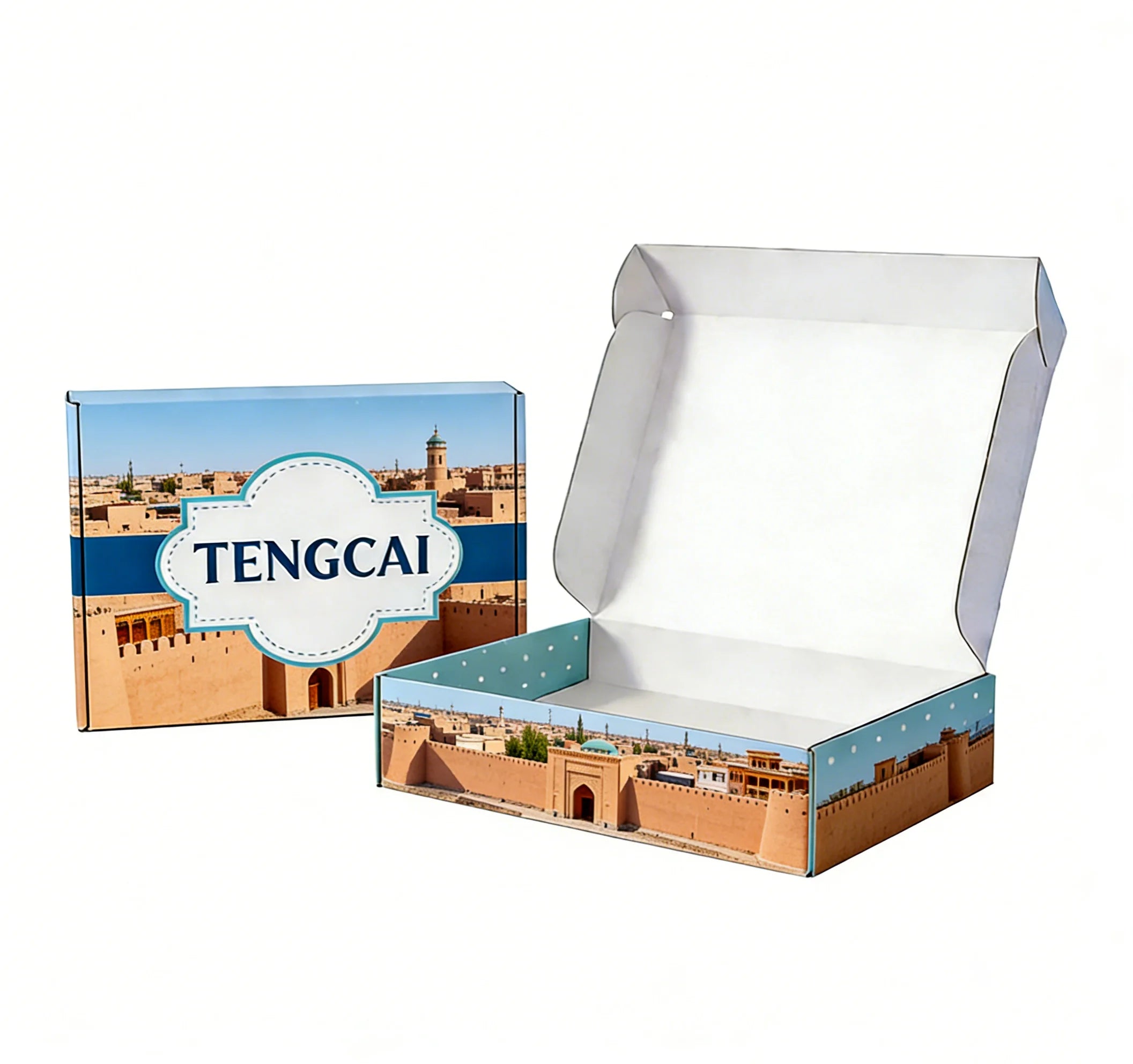 Folding Corrugated Mailer Boxes Custom Eco-Friendly Gift Folding Corrugated Mailer Boxes Custom Eco-Friendly Gift