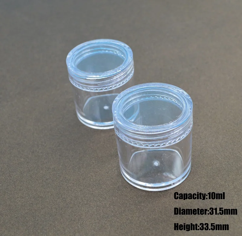 Plastic Ps Empty Cosmetic Cream Jar
