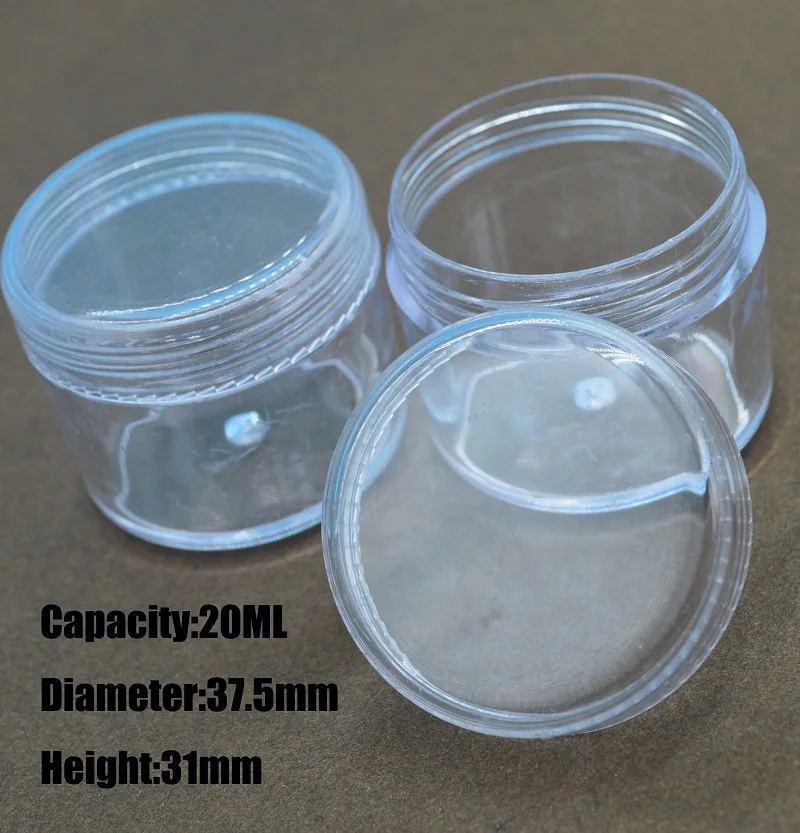 Plastic Ps Empty Cosmetic Cream Jar