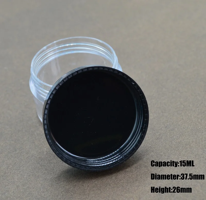 Plastic Ps Empty Cosmetic Cream Jar