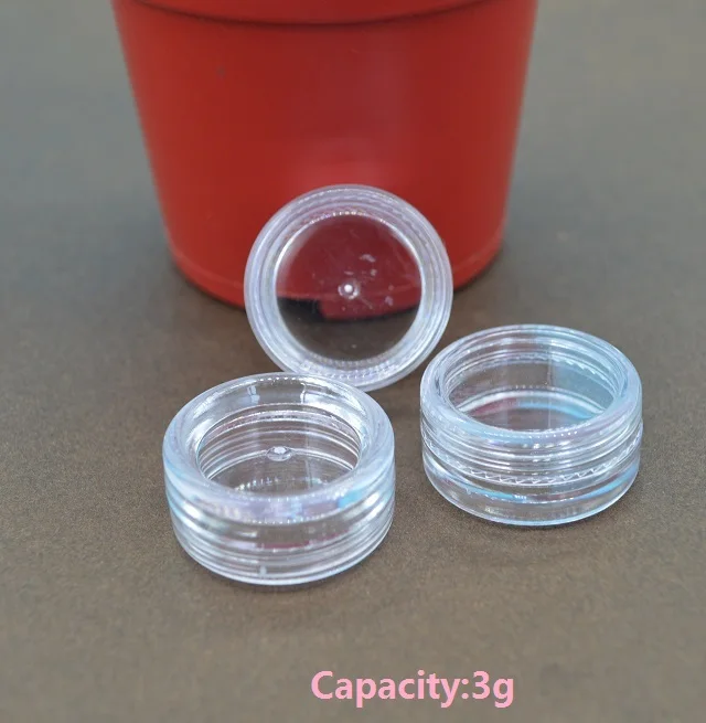 Plastic Ps Empty Cosmetic Cream Jar