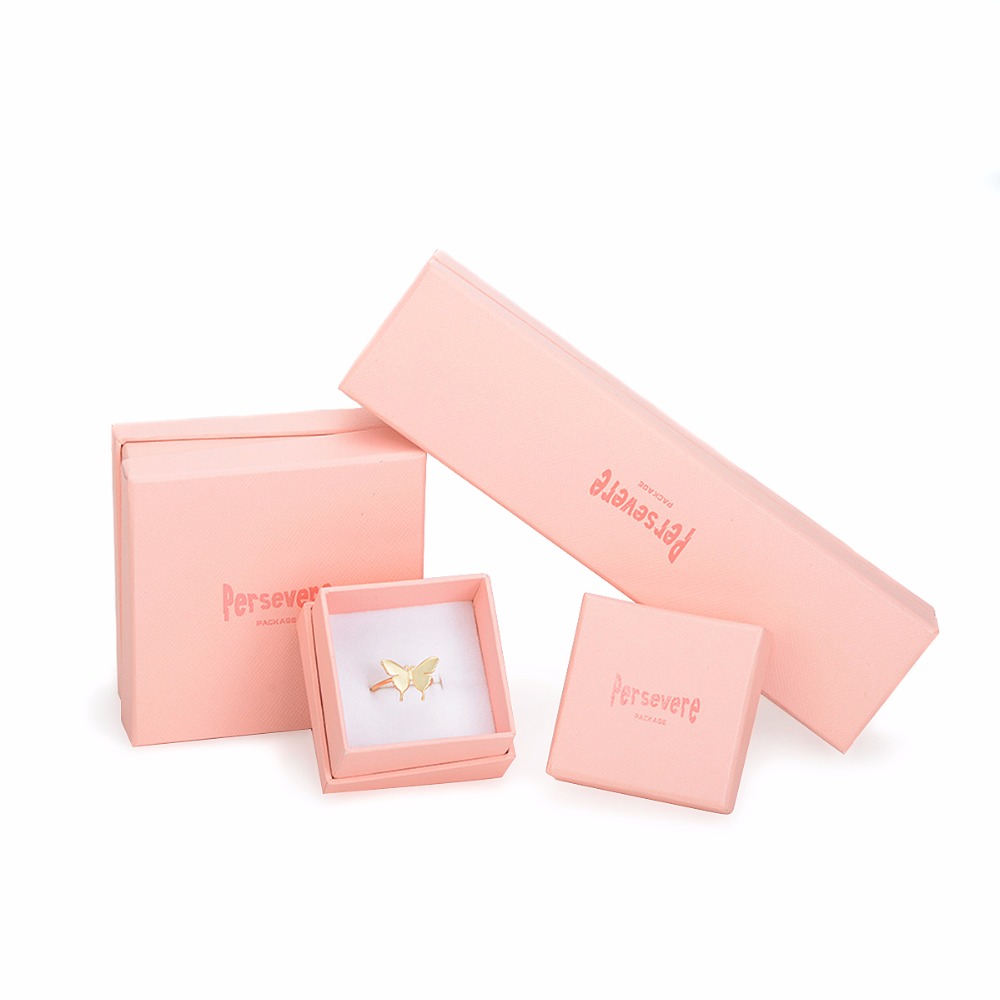Pink Cardboard Gift Jewelry Boxes Pink Cardboard Gift Jewelry Boxes