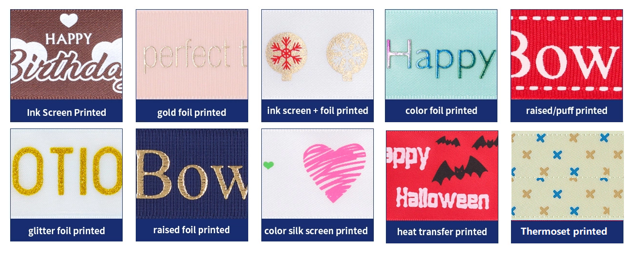 Various colors polyester fiber ribbon for cake