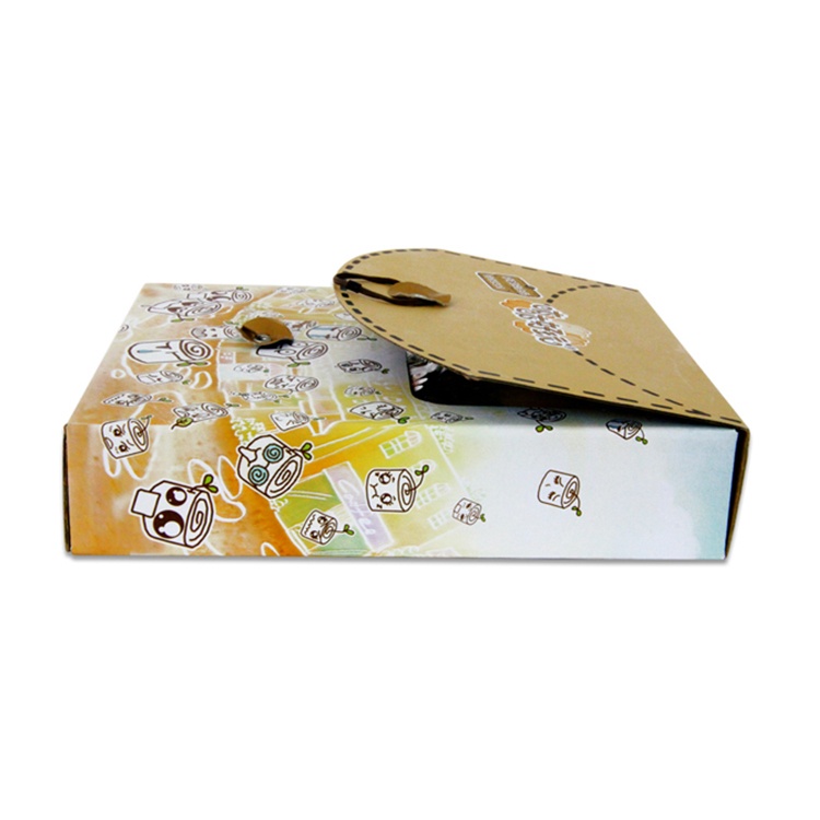 Corrugated paper printing color cake packaging box Corrugated paper printing color cake packaging box