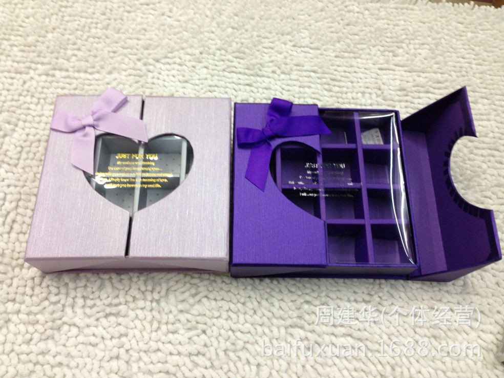 Divider chocolate box with window Divider chocolate box with window