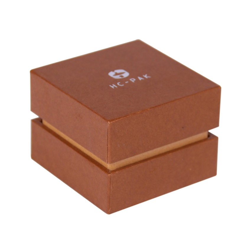 Small paper ring gift brown box jewelry packaging Box Small paper ring gift brown box jewelry packaging Box