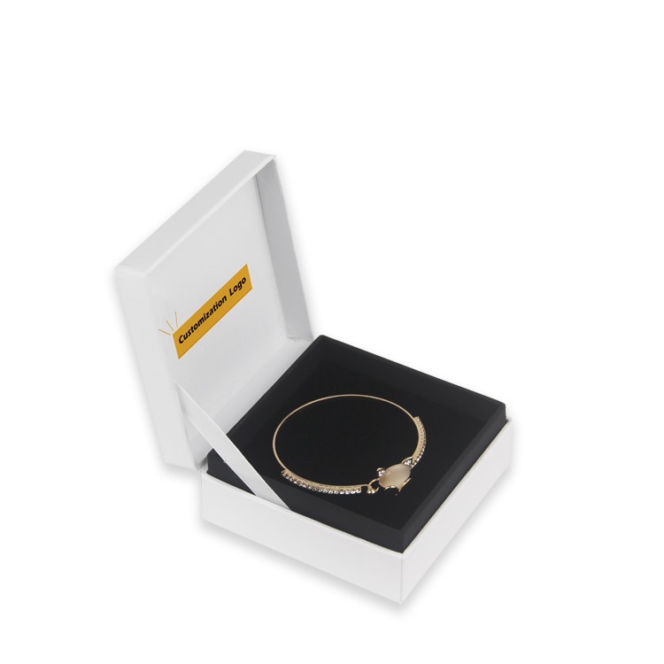 Silk ribbon leatherette paper jewelry box Silk ribbon leatherette paper jewelry box