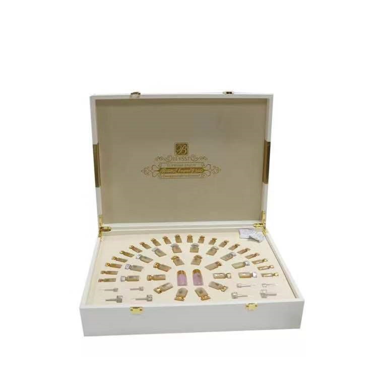 Metal buckle cosmetic box with hot stamping Metal buckle cosmetic box with hot stamping