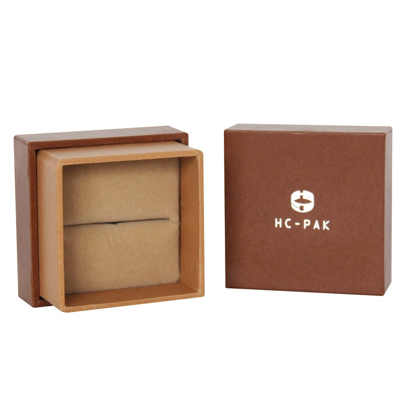 Small paper ring gift brown box jewelry packaging Box Small paper ring gift brown box jewelry packaging Box