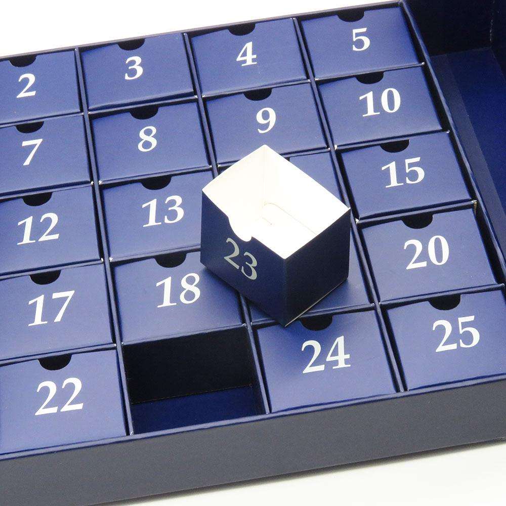 Advent Calendar Box Advent Calendar Packaging Hot 25 Days Advent Calendar Box Advent Calendar Packaging Hot 25 Days Countdown Cosmetic Custom Printed Cardboard Empty Advent Calendar Gift Box Packaging