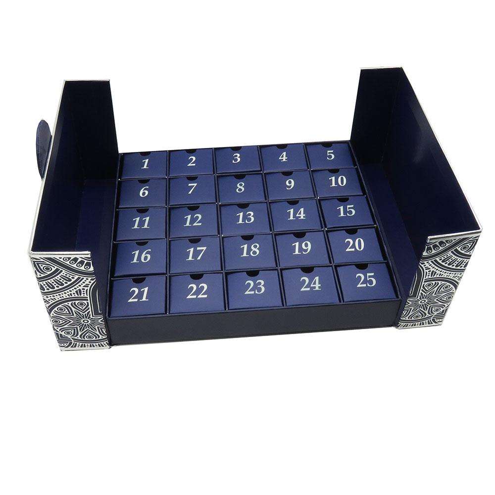 Advent Calendar Box Advent Calendar Packaging Hot 25 Days Advent Calendar Box Advent Calendar Packaging Hot 25 Days Countdown Cosmetic Custom Printed Cardboard Empty Advent Calendar Gift Box Packaging