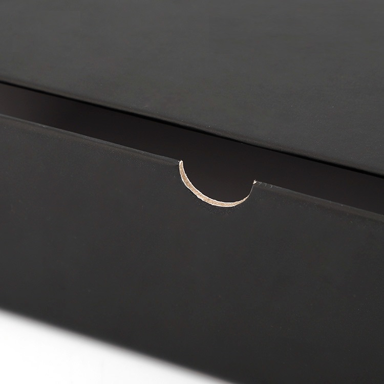 Black cardboard drawer gift box Black cardboard drawer gift box