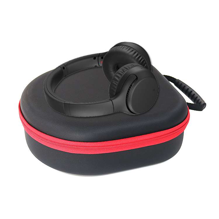 Shockproof Compatible Hard Case Headphones Carrying Storage Black Shockproof Compatible EVA Foam Hard Case Headphones Carrying Storage Bag Only 4