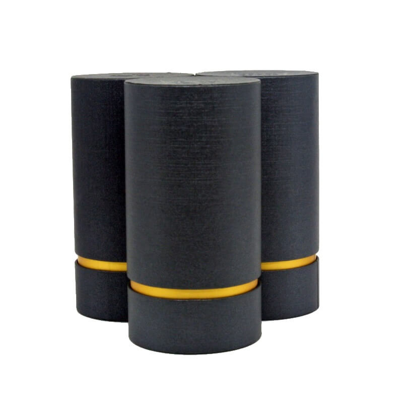 Black small cardboard tubes packaging for perfume bottles Black small cardboard tubes packaging for perfume bottles