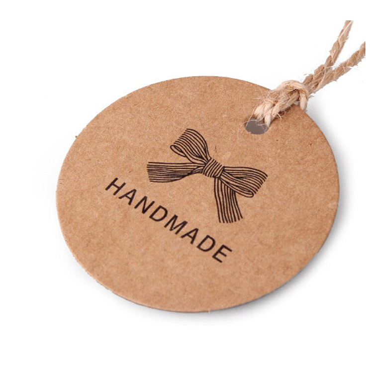 Paper Clothing Garment Hang Tag with String and Eyelet Paper Clothing Garment Hang Tag with String and Eyelet