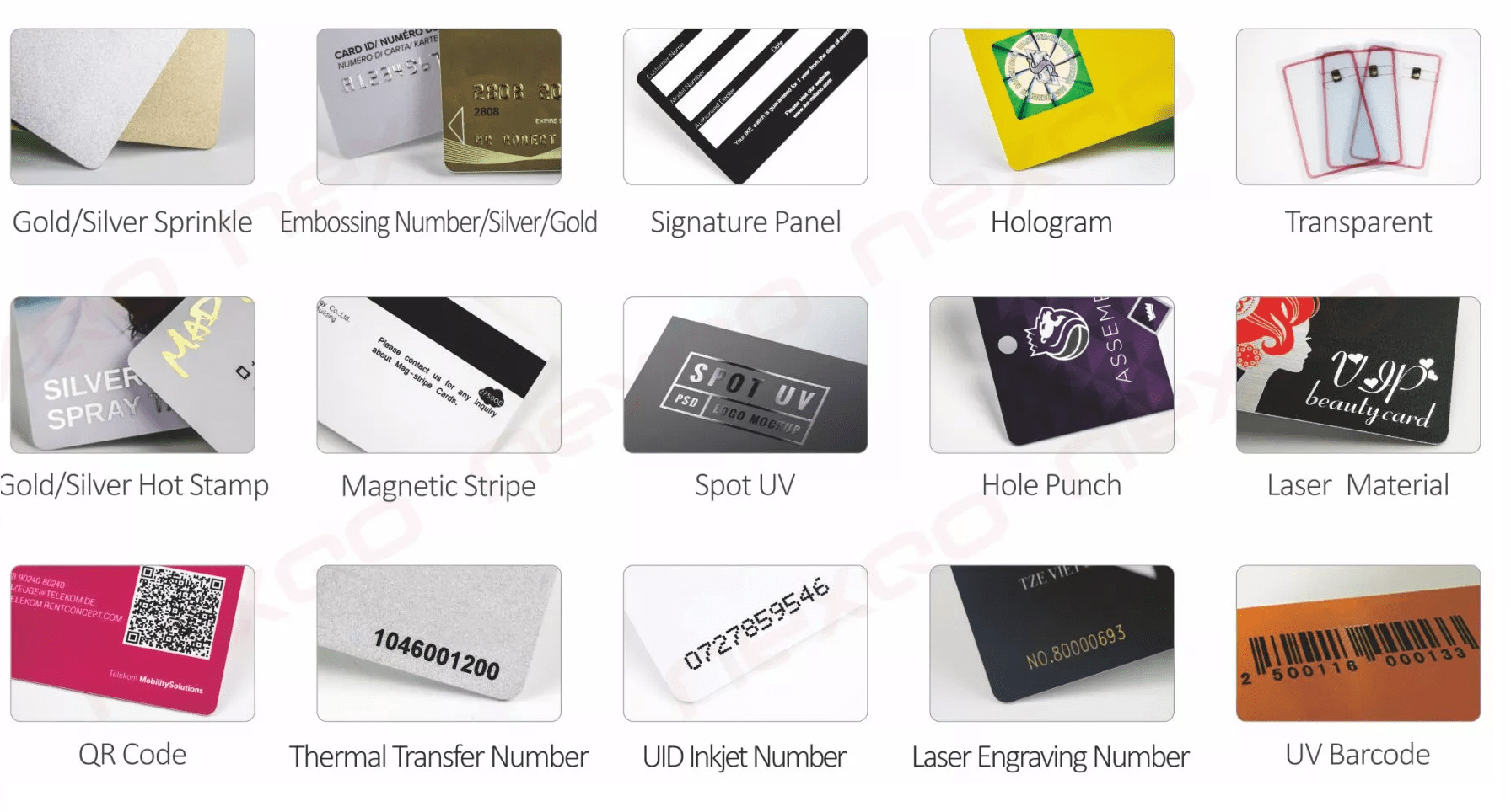 busnies card Custom foiling Gold PVC Business Cards
