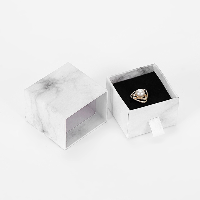 Cardboard earring bracelet marble silver jewelry gift box Cardboard earring bracelet marble silver jewelry gift box