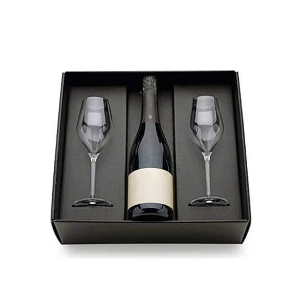 Cardboard paper glass wine box with EVA insert Cardboard paper glass wine box with EVA insert