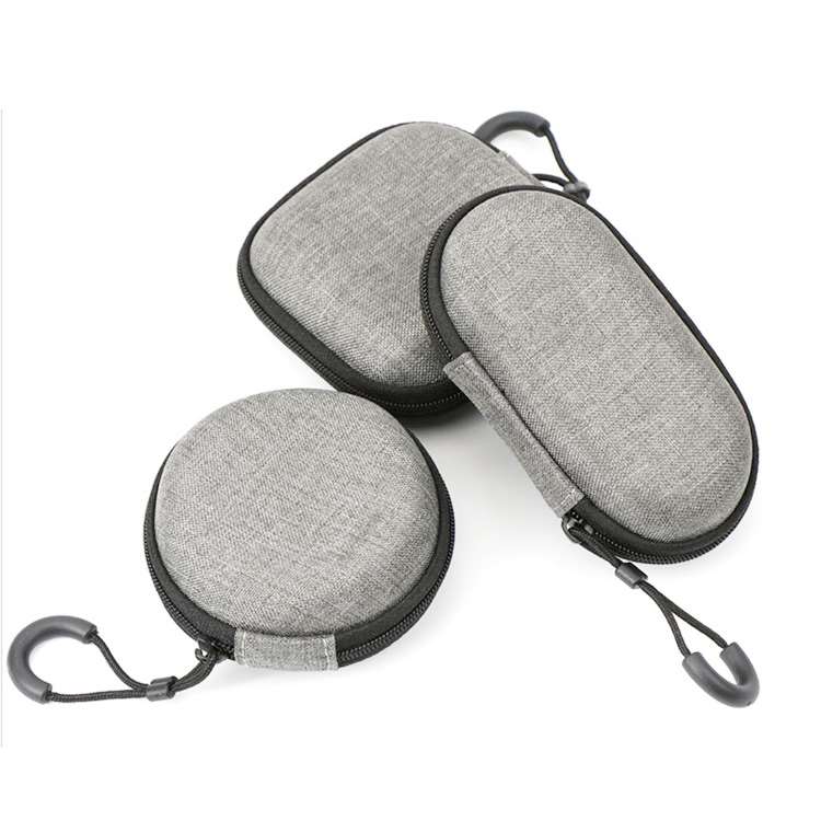 Cheap waterproof round earphone storage zipper eva hard case Cheap customized waterproof round earphone small storage zipper eva hard case