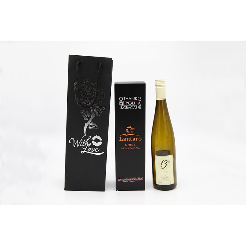 Cardboard paper single wine box with hot stamping Cheap price magnetic closure cardboard paper single wine box in china factory-katady.com