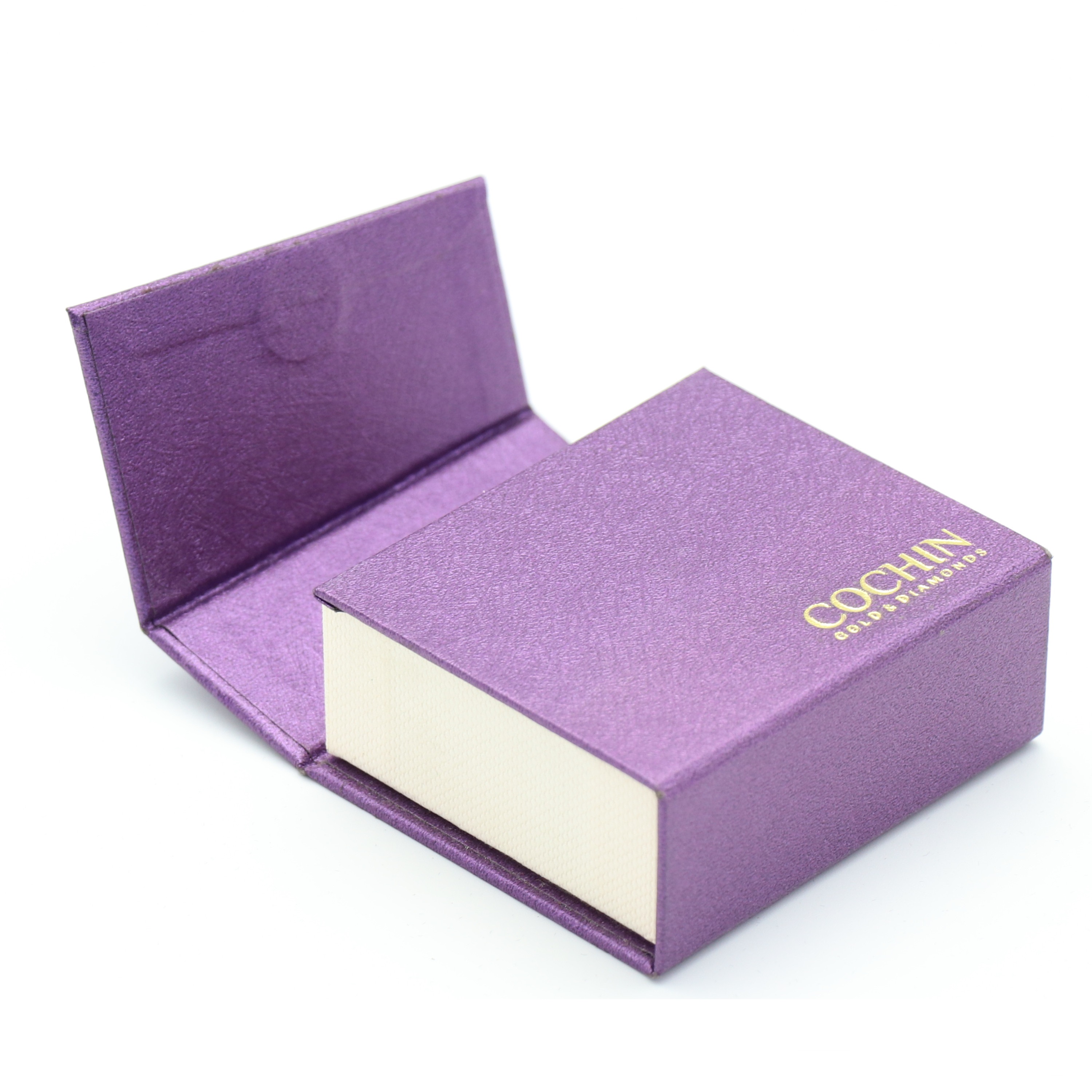 China factory textured paper jewelry box with magnet China factory textured paper jewelry box with magnet