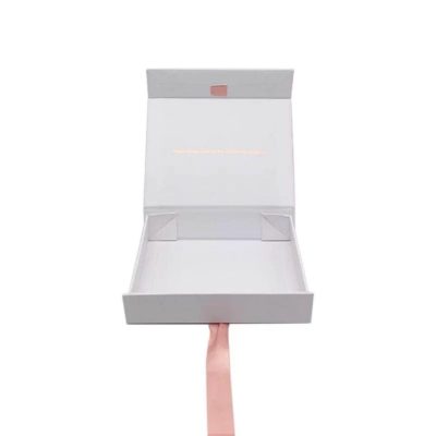 Clamshell folding gift box ribbon clothing box Clamshell folding gift box ribbon clothing box