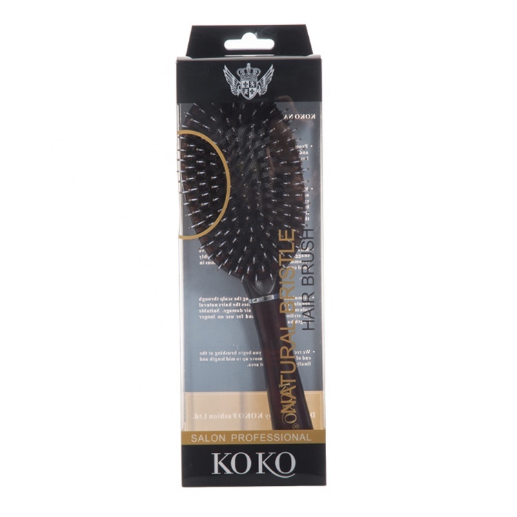 CMKY printing hair brushes paper box with hook CMKY printing hair brushes paper box with hook