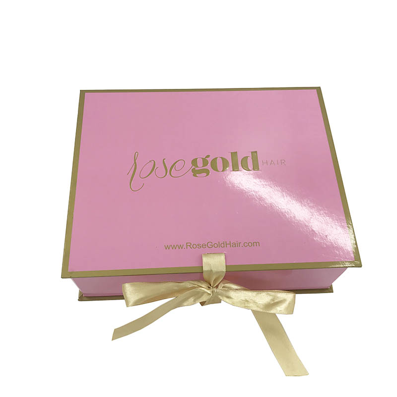 Cosmetic marble gift collection folding storage wig box Cosmetic marble gift collection folding storage wig box