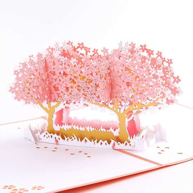 Tree 3D pop up getting card custom greeting cards Tree 3D pop up getting card custom greeting cards