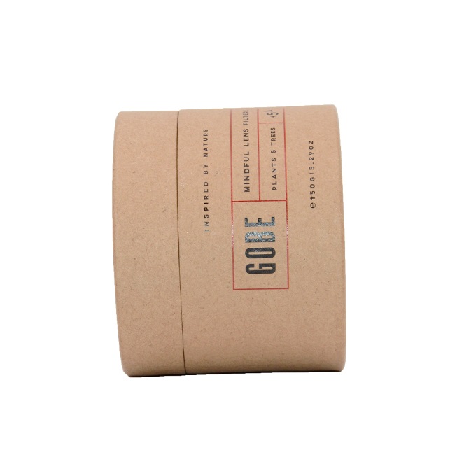 Custom biodegradable kraft paper empty candle jar box Custom biodegradable kraft paper empty candle jar box