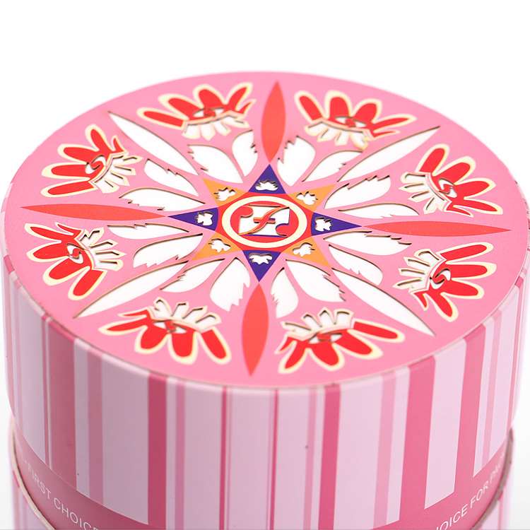 Custom Color printed round gift box for cosmetics and candle Custom Color printed round gift box for cosmetics and candle