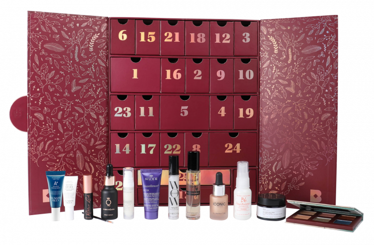 Custom cosmetic advent calendar cardboard box with drawers Custom cosmetic advent calendar cardboard box with drawers
