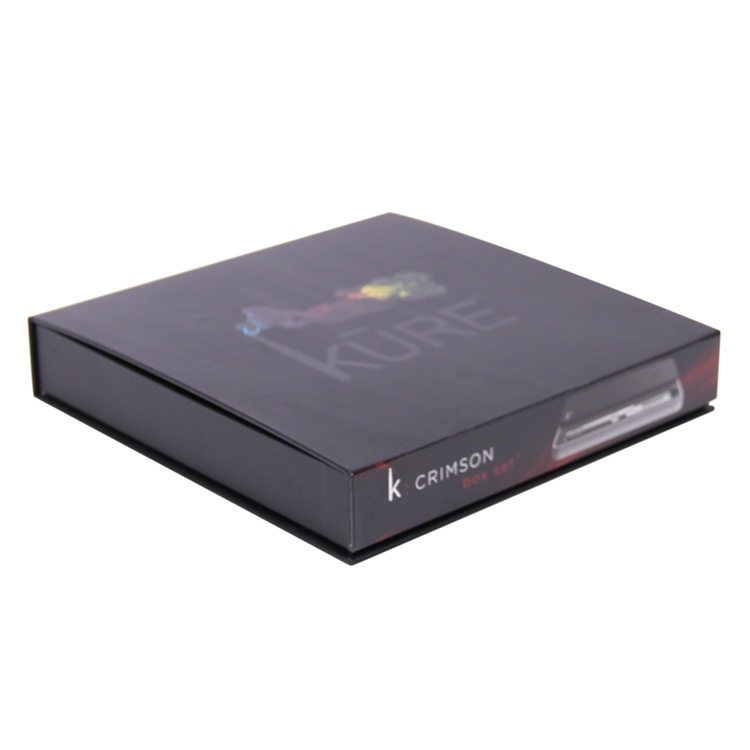 Perfume box with EVA insert and PVC photo slot Perfume box with EVA insert and PVC photo slot